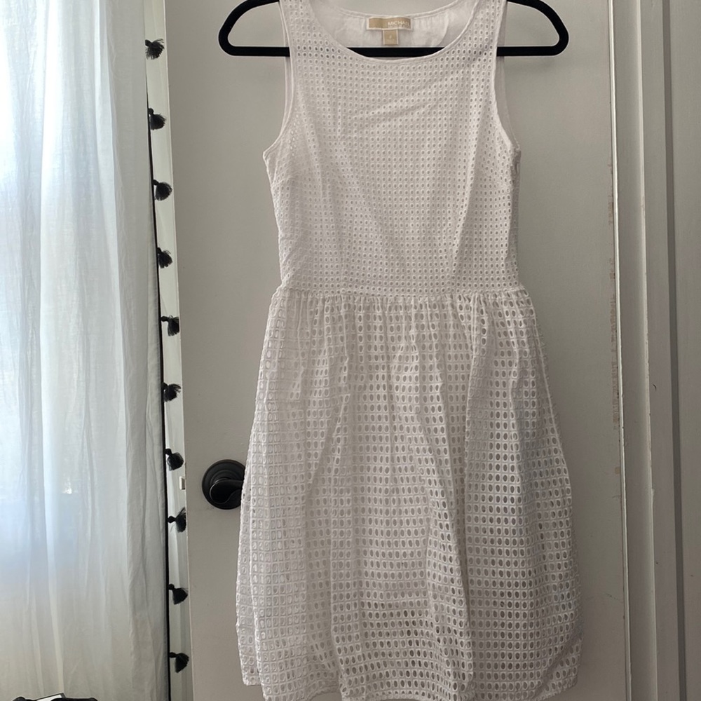 Michael Kors white eyelet dress size 2